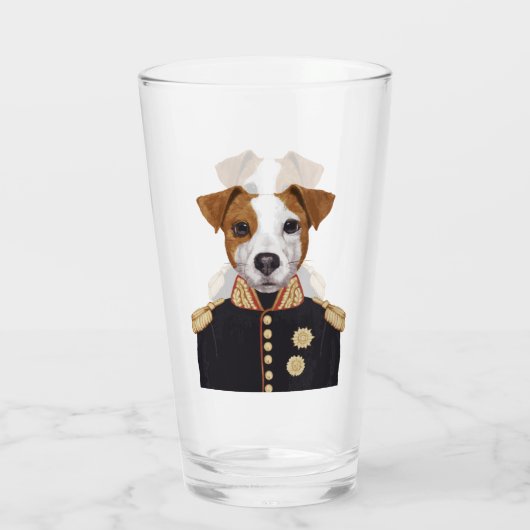Kapitän Jack Russell Glas (Rückseite)
