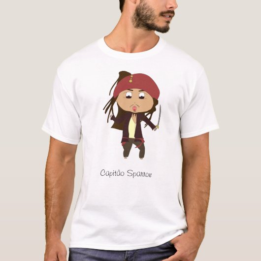 Kapitän Jack Sparrow T-Shirt (Vorderseite)