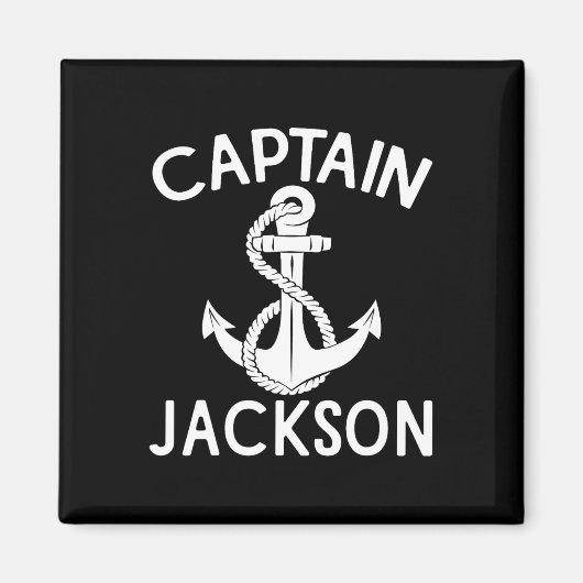 Kapitän Jackson Yacht Segelschiff Magnet (Vorne)