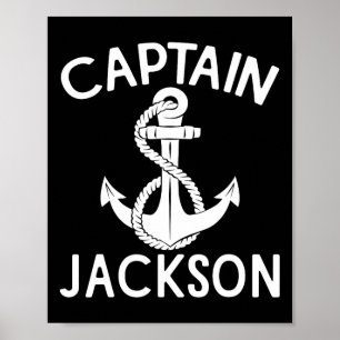 Kapitän Jackson Yacht Segelschiff Poster