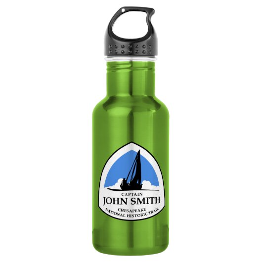 Kapitän John Smith Chesapeake Trail Trinkflasche (Vorderseite)