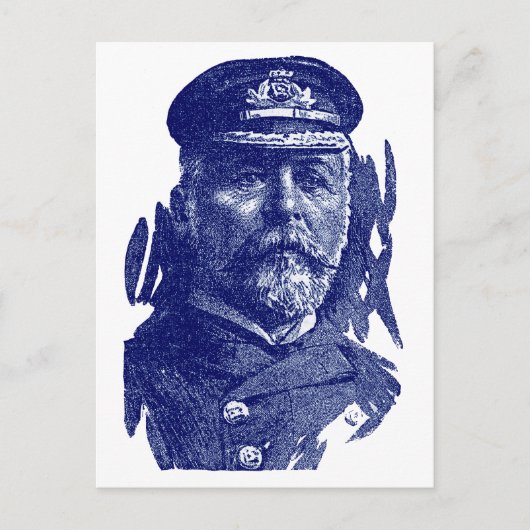 Kapitän John Smith, HMS Titanic Postkarte (Vorderseite)