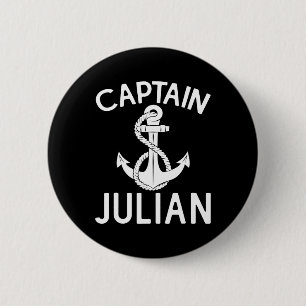 Kapitän Julian Yacht Segelschiff Boot Anker Button