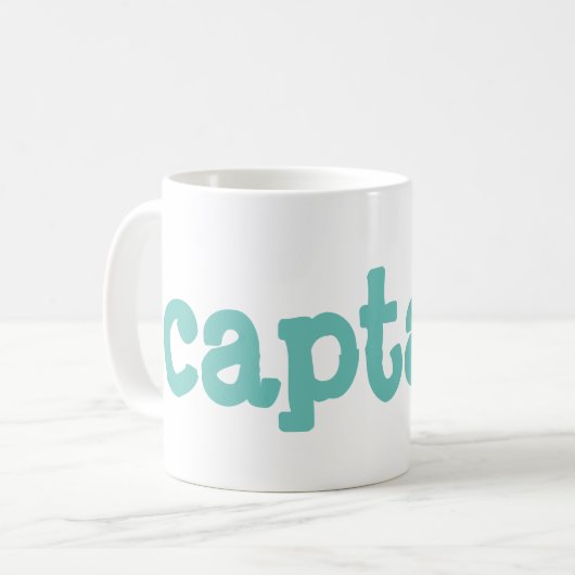 Kapitän Kaffeetasse (Vorderseite Links)