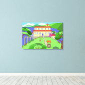 Kapitän Kayak's House Leinwanddruck (Insitu (Holzboden))