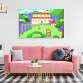 Kapitän Kayak's House Leinwanddruck (Insitu (Wohnzimmer))