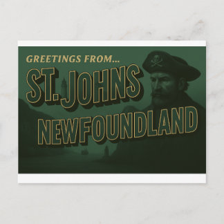 Kapitän Kelly - St. John's, Neufundland Postkarte