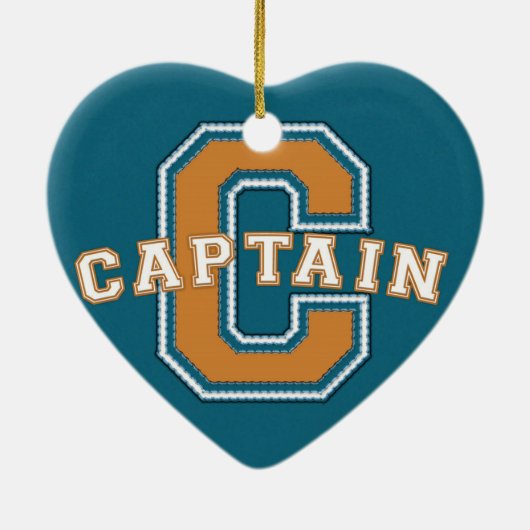 Kapitän Keramikornament (Hinten)