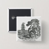 Kapitän Kidd Burying His Bible, Illustration Button (Vorne & Hinten)