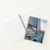 Kapitän Log Sailboat Notizblock (Innenseite)