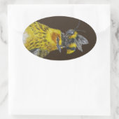 Kapitän-Mai-Armbanduhren Ovaler Aufkleber (Tasche)