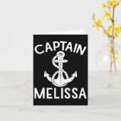 Kapitän Melissa Schiff Bootsanker Karte (Gelbe Blume)