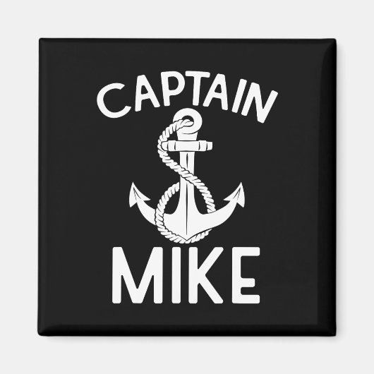 Kapitän Mike Yacht Boot Schiff Boot Anker  Magnet (Vorne)