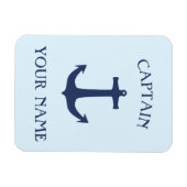 Kapitän mit Marineschützer anpassen Magnet (Horizontal)