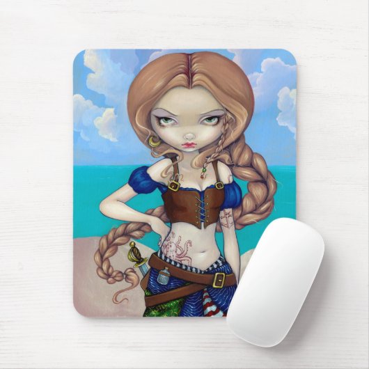 "Kapitän Molly Morgan" Mousepad (Mit Mouse)