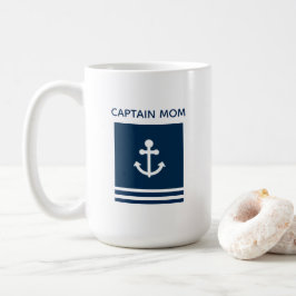 Kapitän Mom Anchor Coffee Mug Kaffeetasse