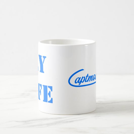 Kapitän Moonbeam TASSE "FLY SAFE" (Mittel)