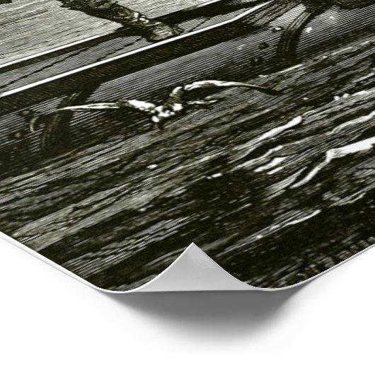 Kapitän Nemo aus 2000 Ligen unter dem Meer Poster (Ecke)