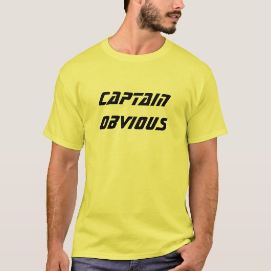 KAPITÄN OBVIOUS T-Shirt (Vorderseite)
