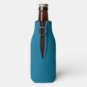 Kapitän oder Schiffsname Anchor Seepferd Aqua Blue Flaschenkühler (Flasche Rückseite)