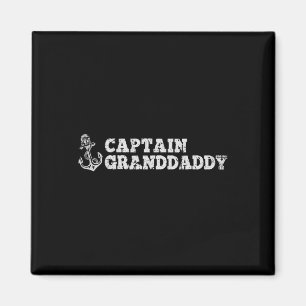 Kapitän Opa Segelboot Bootsanker Spaß Magnet