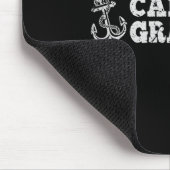 Kapitän Opa Segelboot Vintage Boot Anker Mousepad (Ecke)