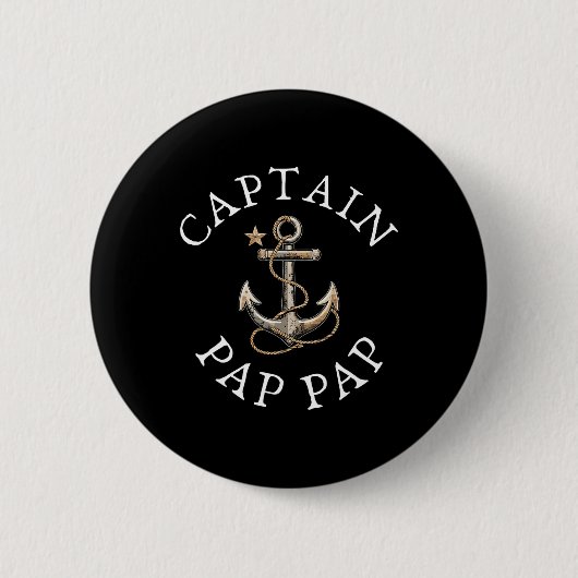 Kapitän Pap-pap Boot Segeln Booten Opa Anker Button (Vorderseite)