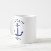 Kapitän Papa Grandvater Kaffeetasse (Vorderseite Links)