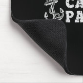 Kapitän Papa Segelboot Vintage Boot Anker F Mousepad (Ecke)