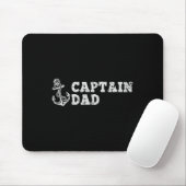 Kapitän Papa Segelboot Vintage Boot Anker Fu Mousepad (Mit Mouse)