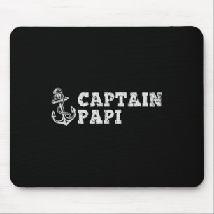 Kapitän Papi Segelboot Vintage Boot Anker F Mousepad