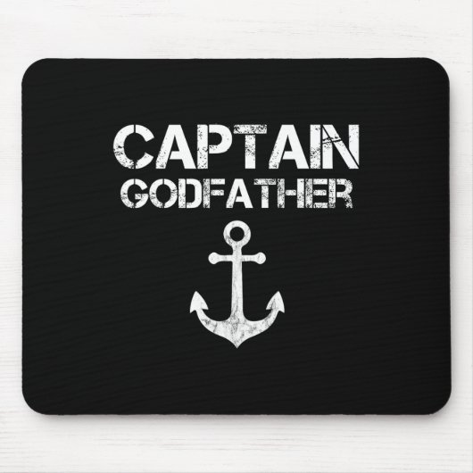 Kapitän Pate Pontonsee Segler Fischerboot Mousepad (Vorne)