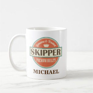 Kapitän-personalisiertes Büro-Tassen-Geschenk Kaffeetasse
