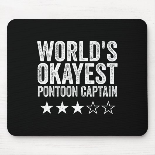 Kapitän Pontoon Boat Boati Mousepad (Vorne)
