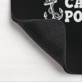 Kapitän Poppi Segelboot Vintage Boot Anker Mousepad (Ecke)
