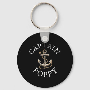 Kapitän Poppy Boot Segeln Booten Vintage Anker Schlüsselanhänger