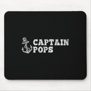 Kapitän Pops Segelboot Vintage Boot Anker F Mousepad