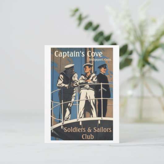 Kapitän Postkarte (Stehend Vorderseite)