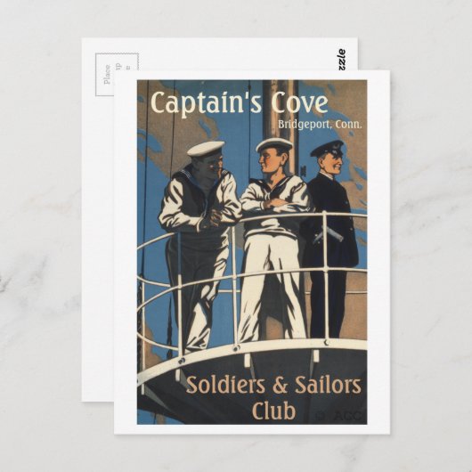 Kapitän Postkarte (Vorne/Hinten)