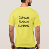 Kapitän Random! Käsiges T-Shirt (Rückseite)