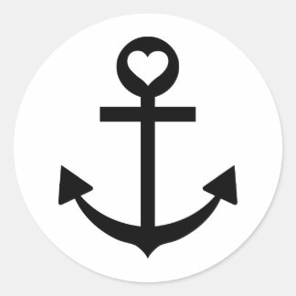 Kapitän Runder Aufkleber