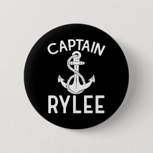 Kapitän Rylee Anker Boot Bootfahren Yacht Schiff  Button