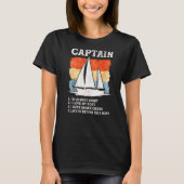 Kapitän Sailing Boaters Kapitän T-Shirt (Vorderseite)