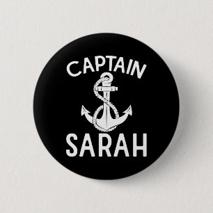 Kapitän Sarah Ankerboot Yachtboot Schiff Button