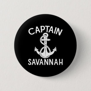 Kapitän Savannah Yacht Bootfahren Schiff Anker Boo Button