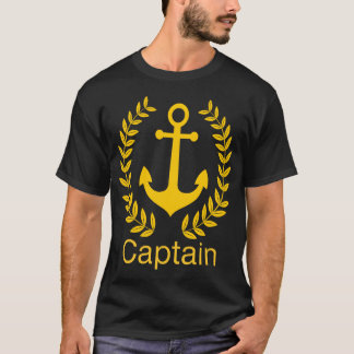 Kapitän : Schiffes Anker T-Shirt