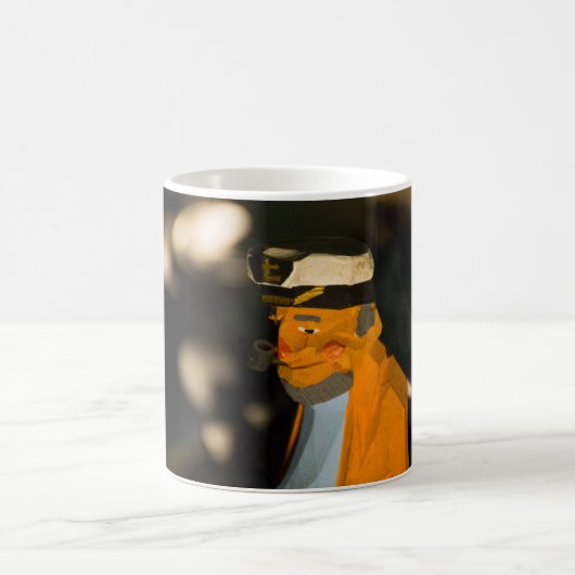 Kapitän Schwarz/Weiß 11 oz Morphing Tasse (Mittel)