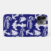 Kapitän Segelboot Anker Nautisches Design Case-Mate iPhone Hülle (Rückseite (Horizontal))