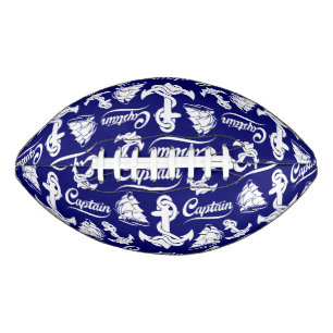 Kapitän Segelboot Anker Nautisches Design Football