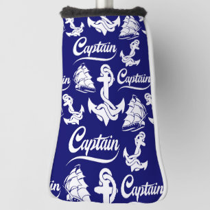 Kapitän Segelboot Anker Nautisches Design Golf Headcover